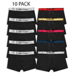 CALVIN KLEIN & MED LOGAN BOXERS ΠΑΚΕΤΟ 10 ΤΕΜΑΧΙΩΝ
